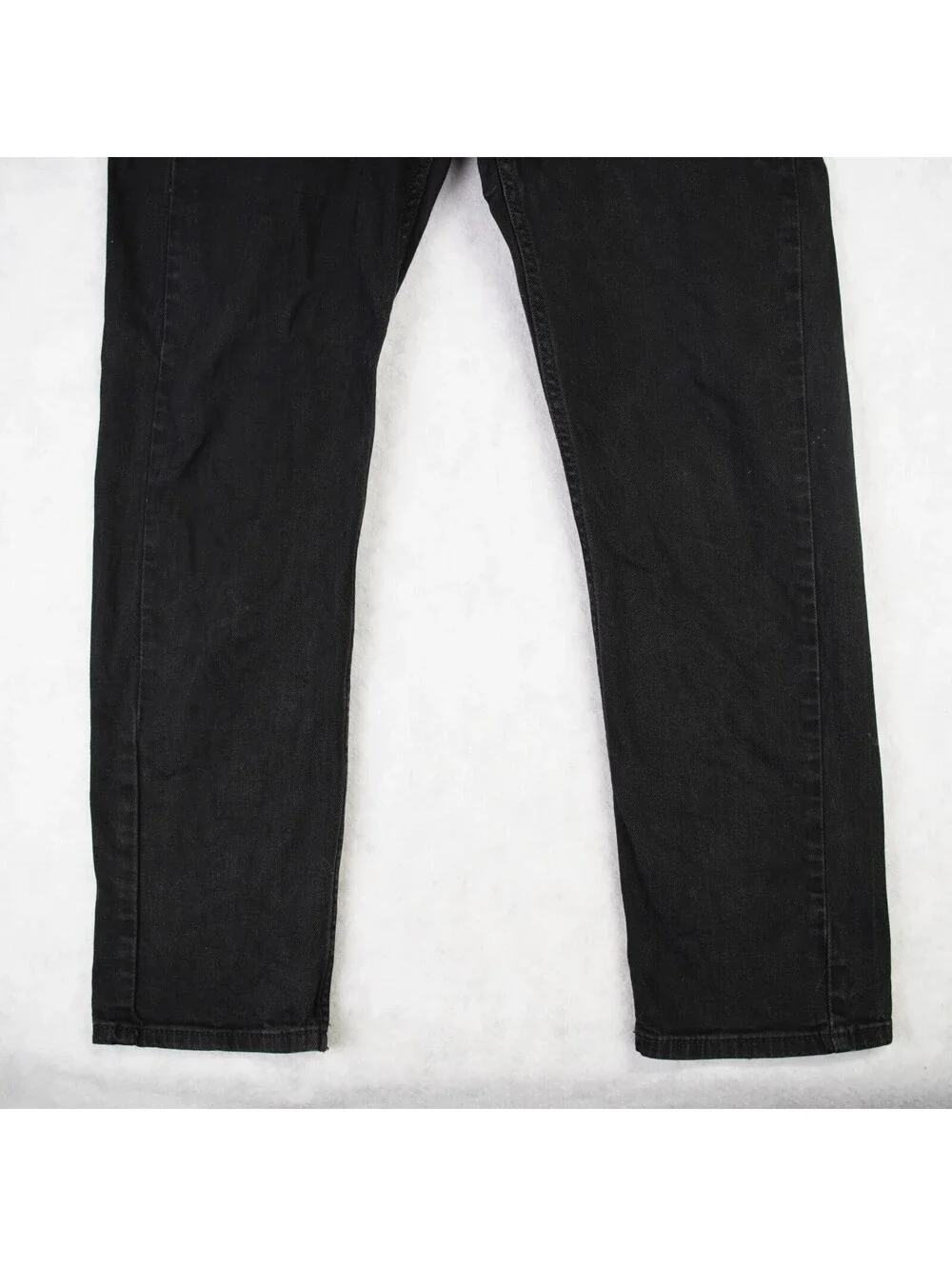 Levi's 505 Regular Fit Straight Jeans Men's Size 33x28(Tag 33x30) Black Cotton